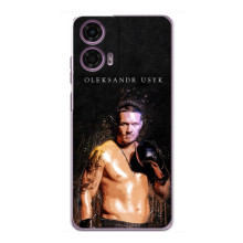 Чехол с картинкой Александр Усик для Motorola MOTO G24 Power – Чемпион Усик