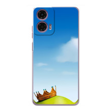 Чехол с мультфильмом Шрек на Motorola MOTO G24 Power – Голова Шрека