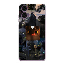 Чехол как приручить дракона на Motorola MOTO G24 Power (Дракон коллаж)