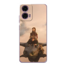 Чехол как приручить дракона на Motorola MOTO G24 Power (Фильм дракон)