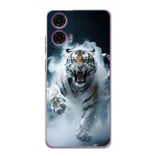Чехол с картинкой «Хищники» для Motorola MOTO G24 Power – Тигр
