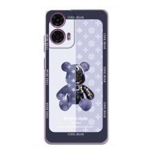 Крутые Чехлы Луи Виттон для Motorola MOTO G24 Power (AlphaPrint) (Медвежонок LV)