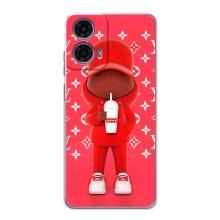 Крутые Чехлы Луи Виттон для Motorola MOTO G24 Power (AlphaPrint) (Модный стиль)