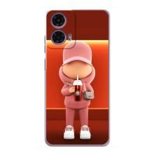 Крутые Чехлы Луи Виттон для Motorola MOTO G24 Power (AlphaPrint) (С Кофе)
