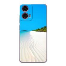 Летний Чехол на Motorola MOTO G24 Power – Море песок