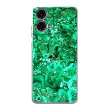 Мраморный чехол на Motorola MOTO G24 Power (VPrint) (Салатный Мрамор)