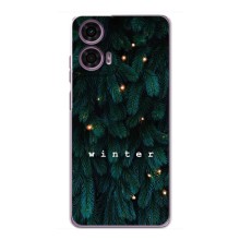 Новогодние, Праздничные Чехлы для Motorola MOTO G24 Power - 2024 год (Winter)
