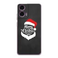 Рождественские Чехлы для Motorola MOTO G24 Power (VPrint) (Санта Крисмас)