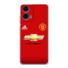 Силиконовые Чехлы принт Футбол на Motorola MOTO G24 Power – Man United