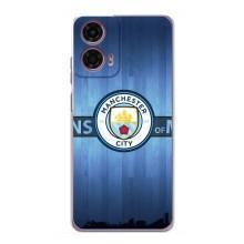 Силиконовые Чехлы принт Футбол на Motorola MOTO G24 Power – ManCity