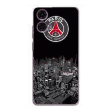 Силиконовые Чехлы принт Футбол на Motorola MOTO G24 Power – PSG