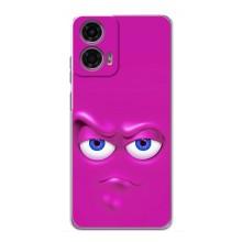 Силиконовые Чехлы (смешные стикеры) для Motorola MOTO G24 Power – Хитрая мордочка