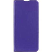 Кожаный чехол книжка GETMAN Elegant (PU) для Motorola Moto G24 / G04 / E14 (Фиолетовый)