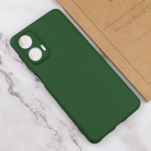 Чехол Silicone Cover Lakshmi Full Camera (AA) для Motorola Moto G24 – Зеленый