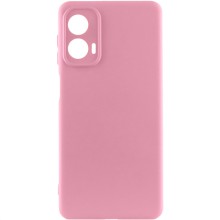 Чохол Silicone Cover Lakshmi Full Camera (AA) для Motorola Moto G24 (Рожевий)