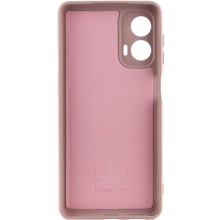 Чехол Silicone Cover Lakshmi Full Camera (AA) для Motorola Moto G24 – Розовый