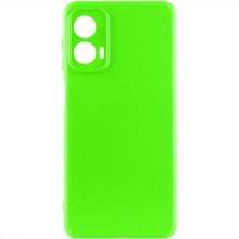 Чехол Silicone Cover Lakshmi Full Camera (AA) для Motorola Moto G24 (Салатовый)