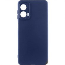 Чохол Silicone Cover Lakshmi Full Camera (AA) для Motorola Moto G24 – Синій