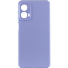 Чехол Silicone Cover Lakshmi Full Camera (AA) для Motorola Moto G24 – Сиреневый