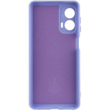 Чехол Silicone Cover Lakshmi Full Camera (AA) для Motorola Moto G24 – Сиреневый