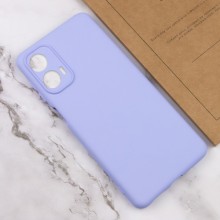 Чехол Silicone Cover Lakshmi Full Camera (AA) для Motorola Moto G24 – Сиреневый