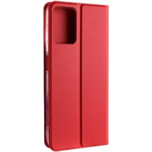 Кожаный чехол книжка GETMAN Elegant (PU) для Motorola Moto G24 / G04 / E14 – Красный