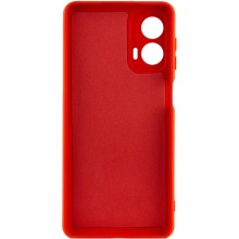 Чехол TPU GETMAN Liquid Silk Full Camera для Motorola Moto G24 – Красный