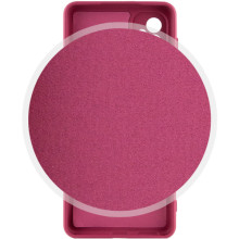 Чохол Silicone Cover Lakshmi Full Camera (AA) для Motorola Moto G24 – Бордовий