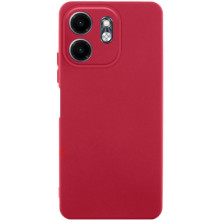 Чохол TPU GETMAN Liquid Silk Full Camera для Motorola Moto G24 – Червоний