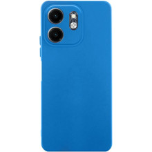 Чохол TPU GETMAN Liquid Silk Full Camera для Motorola Moto G24 – Синій