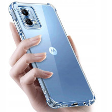 TPU чехол GETMAN Ease logo усиленные углы Full Camera для Motorola Moto G24 – Прозрачный