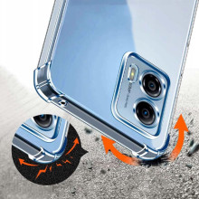 TPU чехол GETMAN Ease logo усиленные углы Full Camera для Motorola Moto G24 – Прозрачный