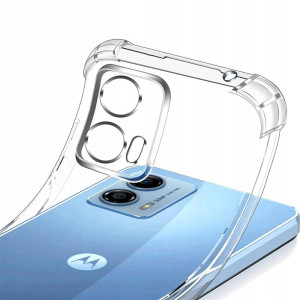 TPU чехол GETMAN Ease logo усиленные углы Full Camera для Motorola Moto G24 – Прозрачный