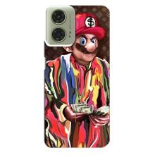 Брендновые Чехлы для Motorola MOTO G24 - (PREMIUMPrint) (Mario LV)