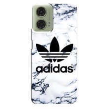 Чехлы Адидас для Motorola MOTO G24 (AlphaPrint) (Адидас на мраморе)