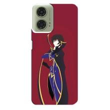 Чохли Персонажі Аніме Наруто для Motorola MOTO G24 (AlphaPrint) – Лелуш Ламперуж