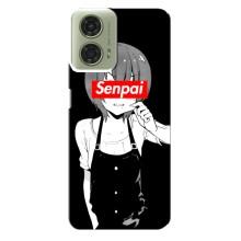 Чохли Персонажі Аніме Наруто для Motorola MOTO G24 (AlphaPrint) – Senpai