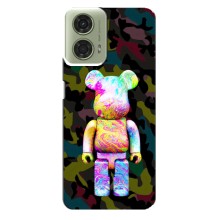 Чехлы для Motorola MOTO G24 - Bearbrick Louis Vuitton (PREMIUMPrint) (Яркий Bearbrick)