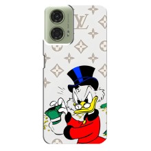 Чехлы для Motorola MOTO G24 - Скрудж МакДак Louis Vuitton (PREMIUMPrint) (Баксы Скрудж)