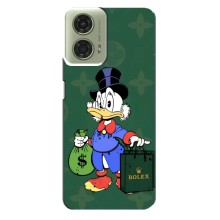 Чехлы для Motorola MOTO G24 - Скрудж МакДак Louis Vuitton (PREMIUMPrint) (Богатая Утка)