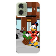 Чехлы для Motorola MOTO G24 - Скрудж МакДак Louis Vuitton (PREMIUMPrint)