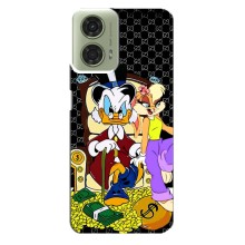 Чехлы для Motorola MOTO G24 - Скрудж МакДак Louis Vuitton (PREMIUMPrint) (Стильная Утка)