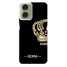 Чехлы для Motorola MOTO G24 (VPrint) - Футбольные клубы (Roma)