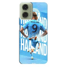 Чехлы с принтом для Motorola MOTO G24 Футболист – Erling Haaland