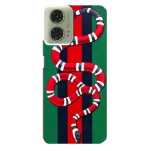 Чехлы ГУЧЧИ для МОТО Джи 24 (AlphaPrint) (Gucci змия)