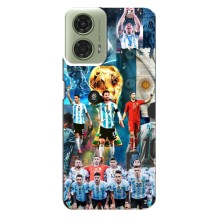 Чехлы Месси для Motorola MOTO G24 (AlphaPrint) (Аргентина Месси)