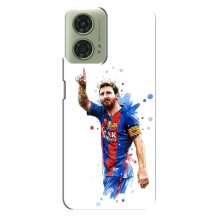 Чехлы Месси для Motorola MOTO G24 (AlphaPrint) (Лео Месси)
