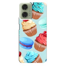 Чохли з фруктами для Motorola MOTO G24 (VPrint) (Кексики)