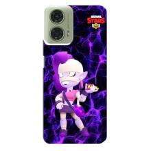 Чехлы Brawl Stars для Motorola MOTO G24 (AlphaPrint) – Эмз Бравл Старс
