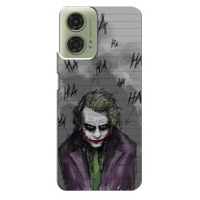 Чехлы с картинкой Джокера на Motorola MOTO G24 (Joker клоун)